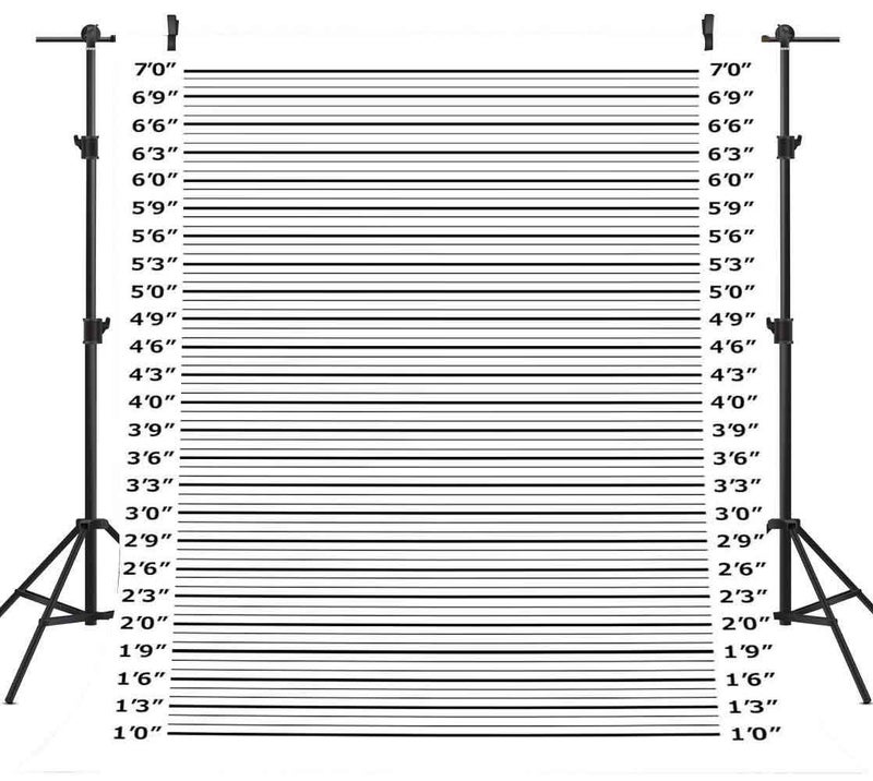 FHZON 5x7ft Mugshot Backdrop Mug Shots Prison Police Lineup Background Bachelorette Party Birthday Photography Themed Party Photo Booth Props LSFH634 - Image 1